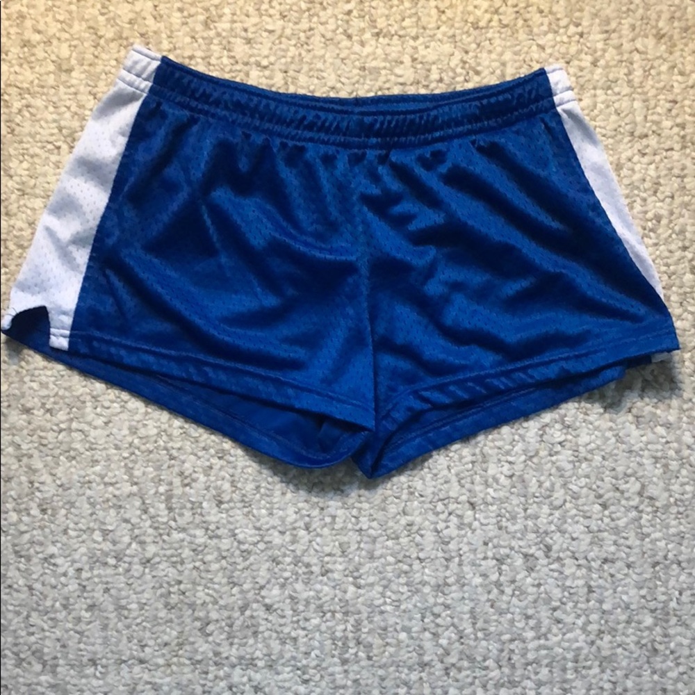 Blue Exercise Shorts
